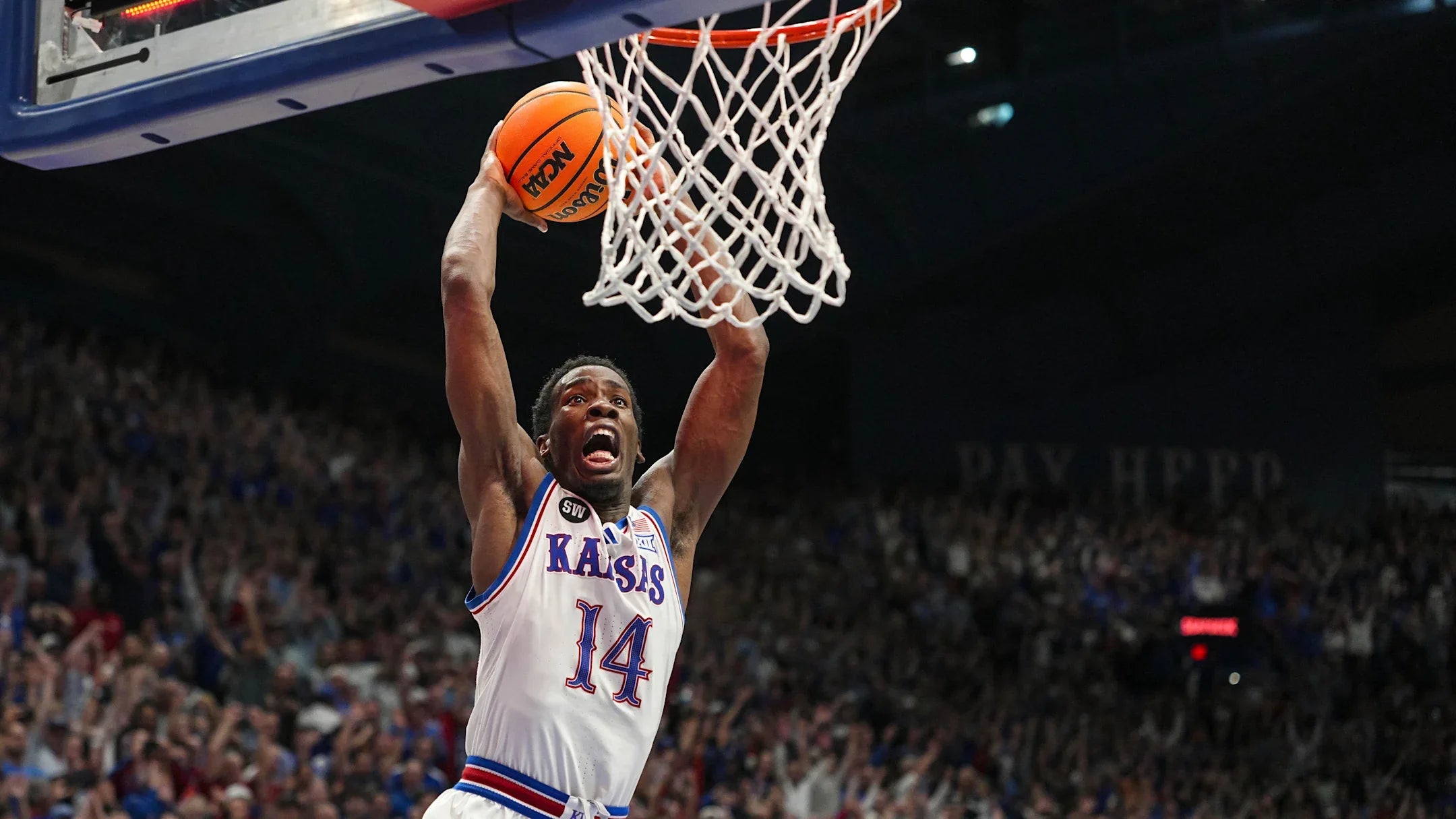 Melvin Council Jr. sends amazing 3-word Kansas message after stunning No. 1 Arizona